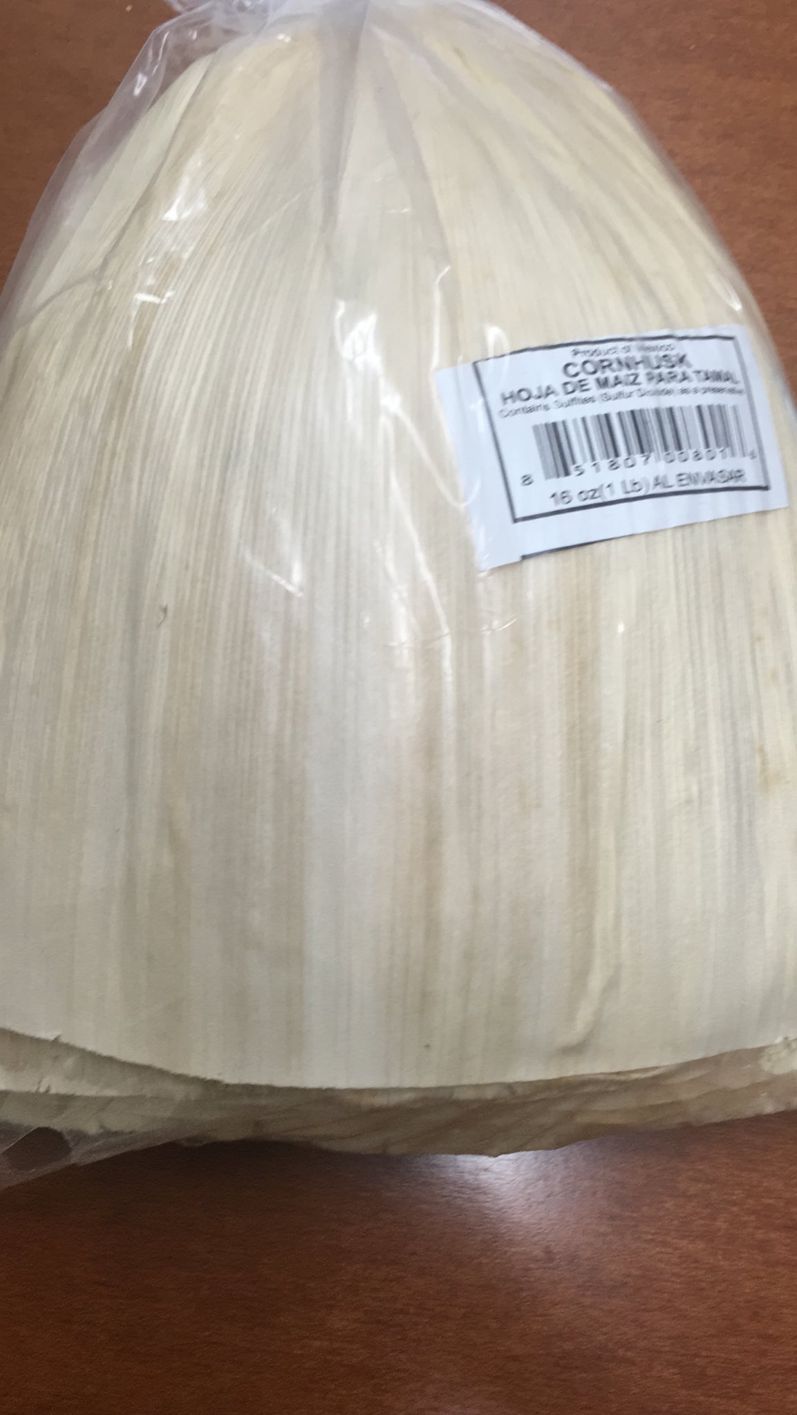 Hojas de Maíz Para Tamal